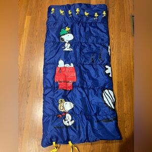 Vintage Snoopy Sleeping Bag